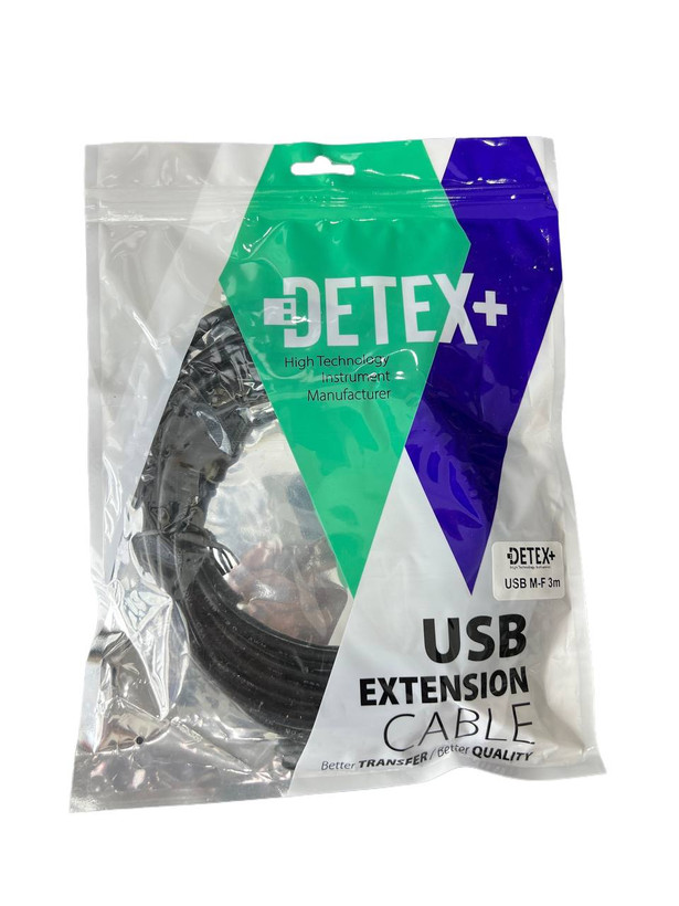 کابل افزایش طول USB ۳ متری Detex