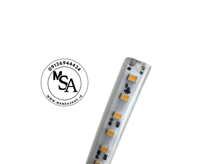 چراغ ریسه شلنگی وایرلس SMD رنگ انبه ایی ضمانت دار